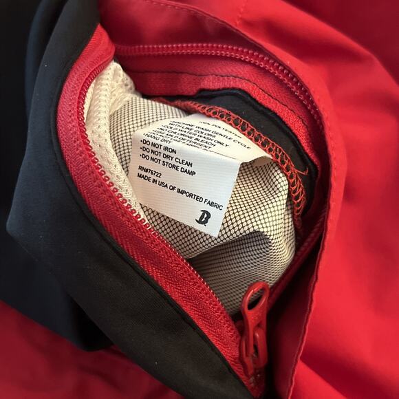 Boathouse Rutgers Scarlet Knights Jacket M Row Team Crew Rowing Windbreaker USA - Picture 13 of 15